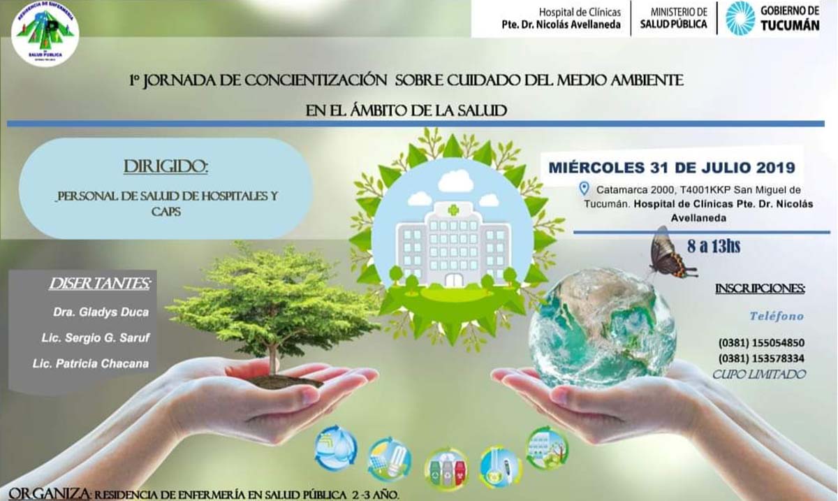 Invitan A La I Jornada De Concientizaci N Sobre Cuidado Del