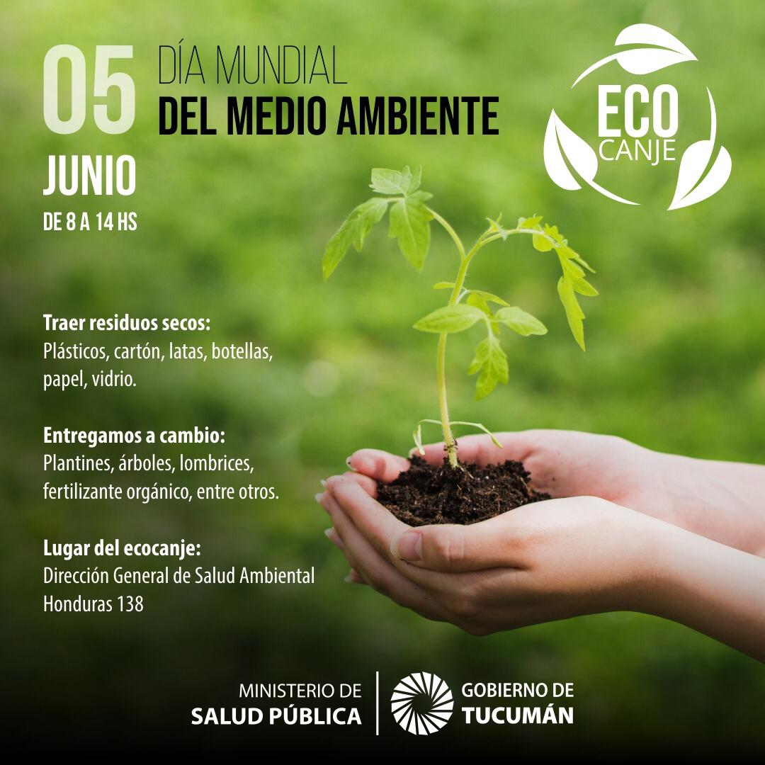 Salud celebrará el Día Mundial del Medio Ambiente con un Eco Canje