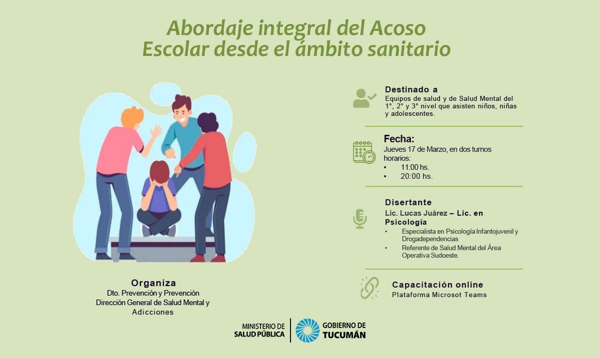 Se Realizar Una Capacitaci N Sobre El Abordaje Integral Del Acoso