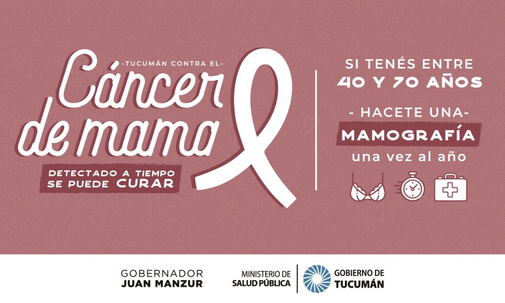 Actividades por la semana de sensibilización sobre el cáncer de mama –  Ministerio de Salud Pública de Tucumán