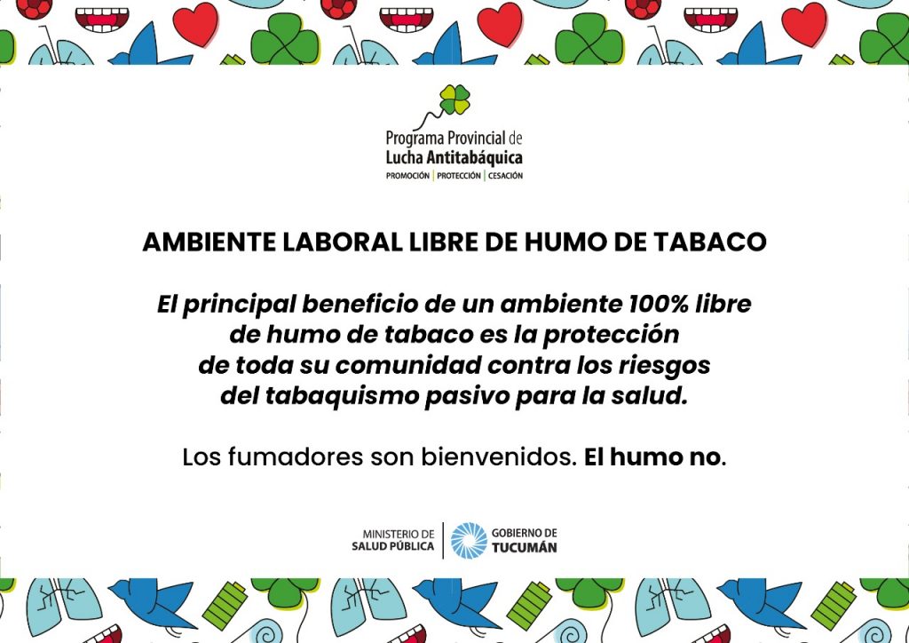 Capacitan al equipo de salud sobre los pasos a seguir para declarar  espacios libres de humo de tabaco – Ministerio de Salud Pública de Tucumán
