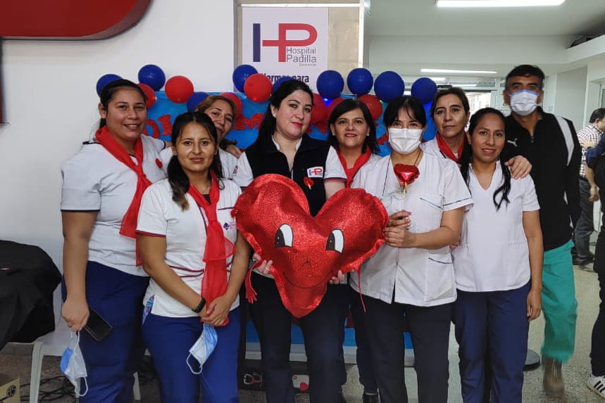 Celebran el Día Mundial del Corazón en el hospital Padilla