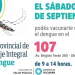 This Saturday the 21st, 107 is the possible node for Dengue vaccination