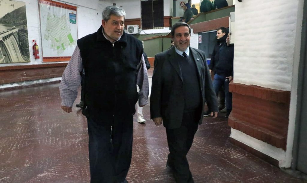 Medina Ruiz estuvo en Juan Bautista Alberdi y acordó mejoras junto al municipio