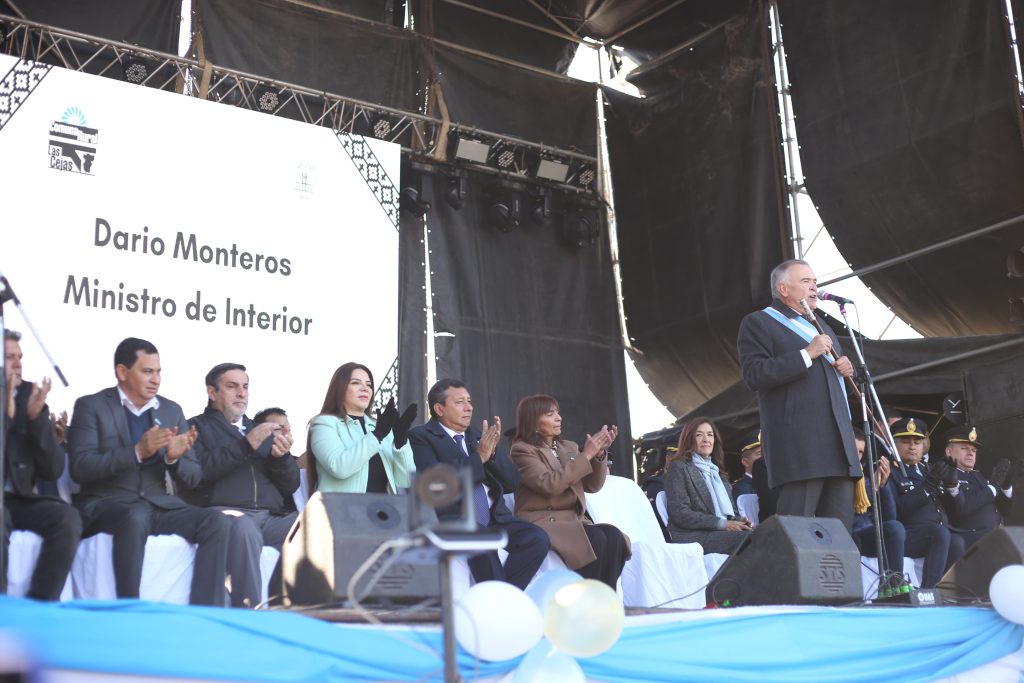 Medina Ruiz participó de los festejos por el 174° aniversario de Las Cejas que encabezó el Gobernador Jaldo