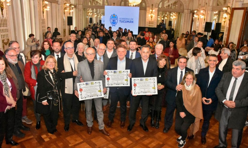 Medina Ruiz participó en un acto en donde se distinguió a Tucumán por su patrimonio arquitectónico