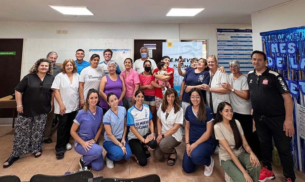La Escuela de Pacientes con Diabetes del Caps Islas Malvinas realizó una jornada de concientización sobre actividad física