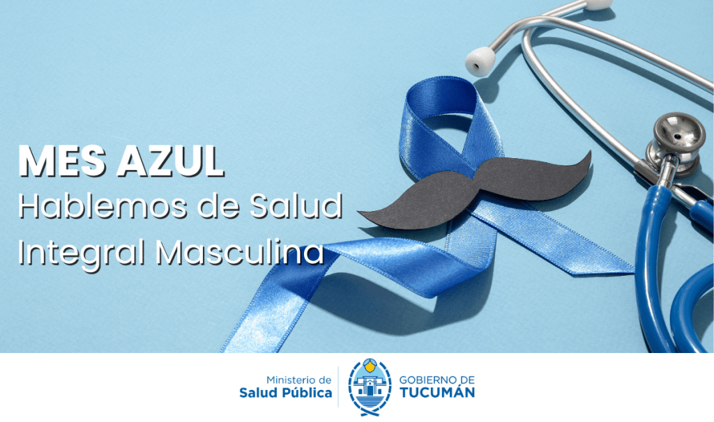 Promueven el cuidado de la salud mental masculina en el marco del Mes Azul