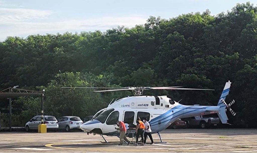 Salud realizó un MEDEVAC de una paciente de Alta Montaña