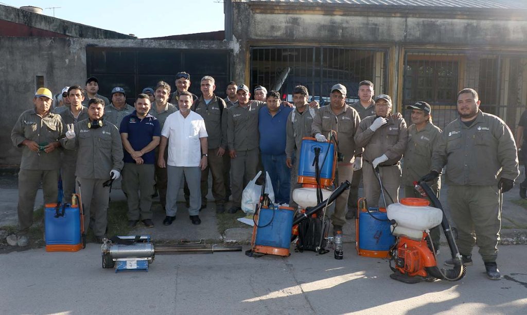 Mega Operativo contra Chikungunya y Dengue en el Barrio Lapacho Sur