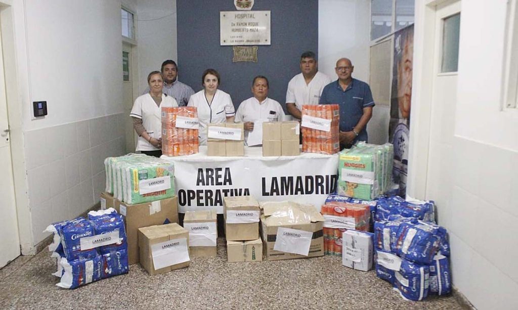Donaciones de droguerías fortalecen la asistencia sanitaria en el sur provincial