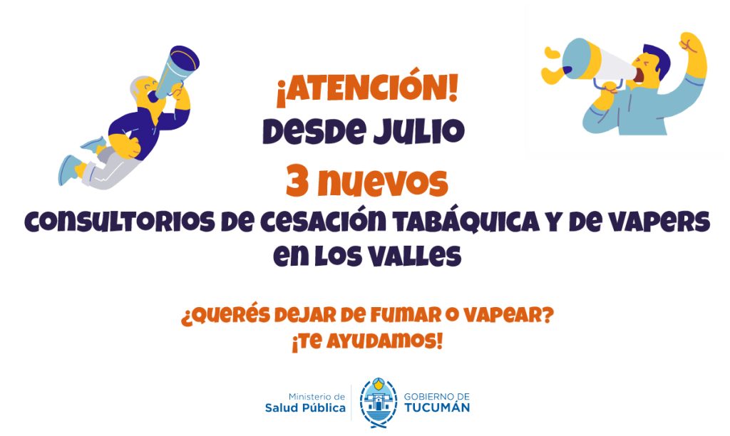 Salud incorpora nuevos consultorios de Cesación Tabáquica en los Valles