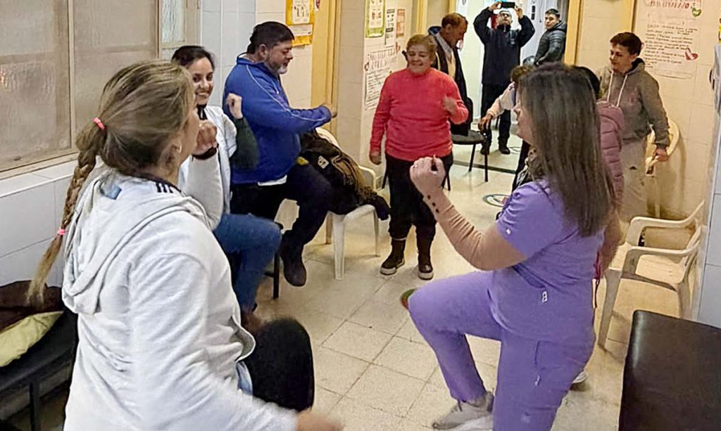 Jornada de actividad física y charla de concientización en el Caps Villa Luján