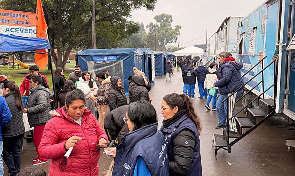 La Junta de Discapacidad acerca sus servicios a vecinos del barrio Barrancas del Salí