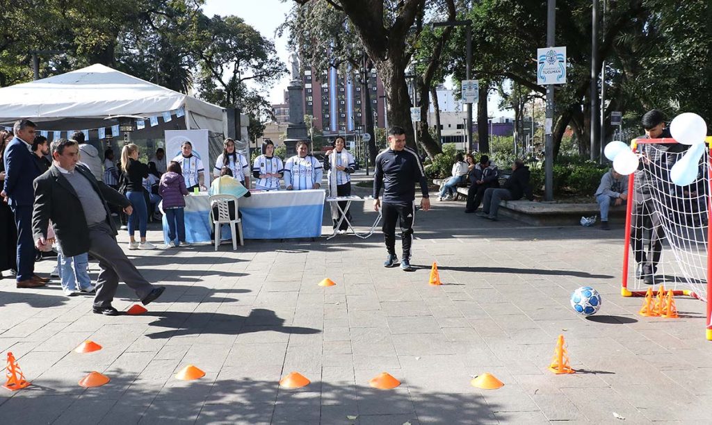 El ministro Luis Medina Ruiz visitó el operativo del Programa Palpitar y brindó recomendaciones para cuidar la salud durante el partido