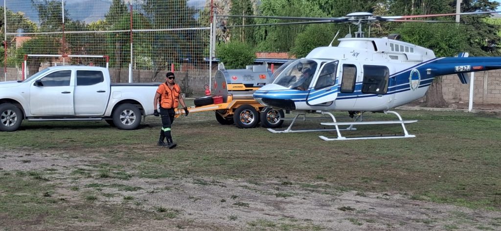 El equipo de Traslado Sanitario participó de los operativos de búsqueda de Raúl Moyano