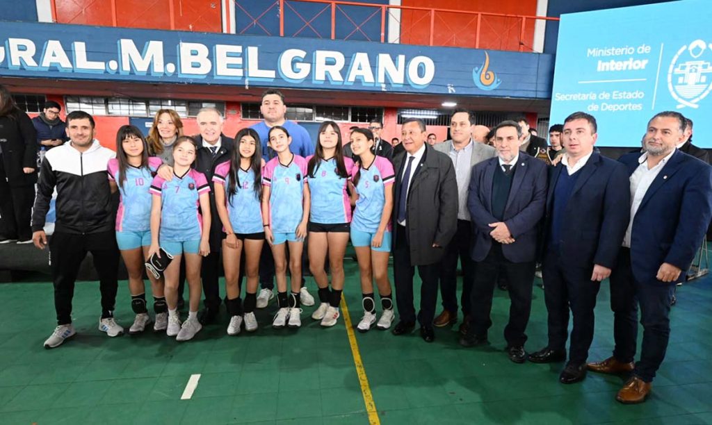 Medina Ruiz acompañó a Jaldo en la final Provincial de los Juegos Evita