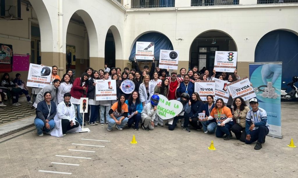 Día de la Educación Vial: Salud reforzó el mensaje de prevención y cuidado de la vida