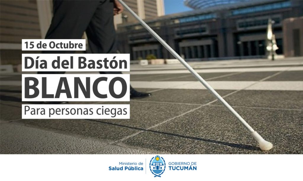 En el Día Mundial del Bastón Blanco se promueve la autonomía y la inclusión de las personas con discapacidad visual