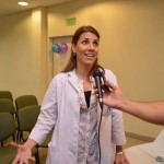 Dra. Natalia Medichi- Jefa del Servicio de Hemoterapia del Hospital Eva Perón 