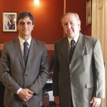 Dr. Pablo Yedlin - Ministro de Salud Pública  junto al dr. Ricardo Octavio Zelaya -  Decano Facultad de Medicina de la UNT